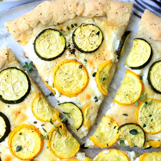 Zucchini Pizza - Recipe photo by Delightful Mom Food