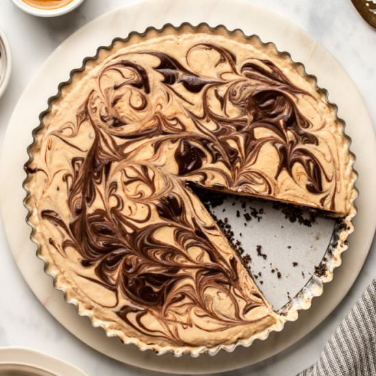 Vegan Peanut Butter Cup Pie - Recipe photo by from my bowl