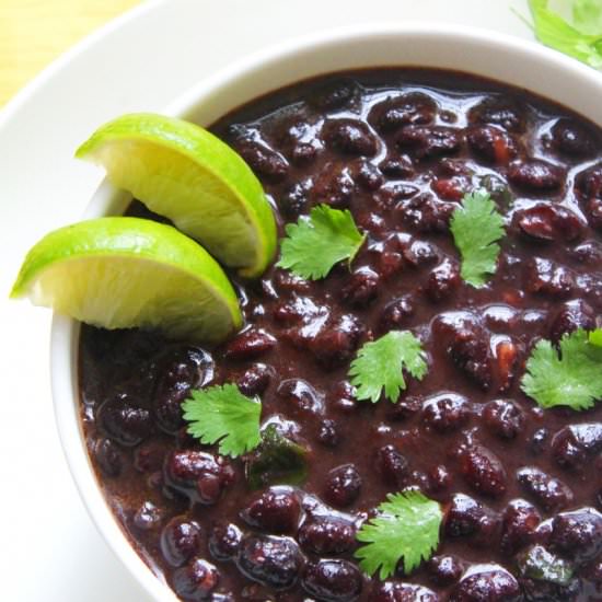 Mexican Black Beans - Recipe photo by livingsmartandhealthy