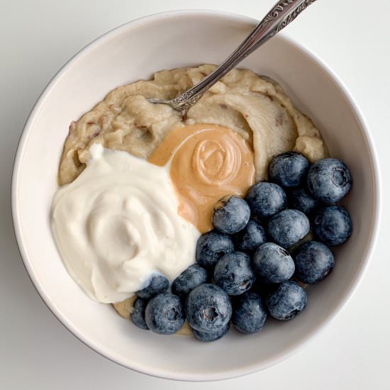 Creamy Sweet Potato Breakfast Bowl - Recipe photo by livlabelfree