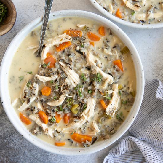 Wild Rice Soup - Recipe photo by theforkedspoon
