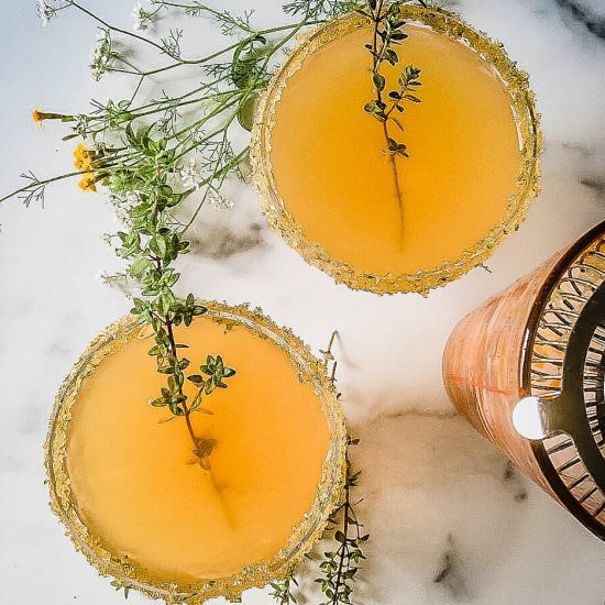 An Iced Apricot Bourbon Fizz - Recipe photo by NotEntirelyAverage