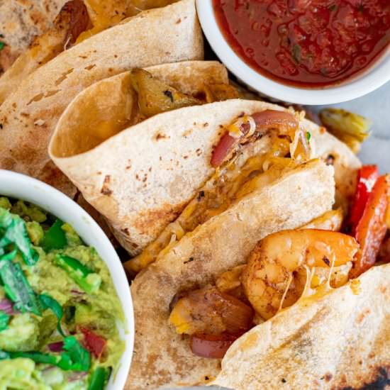 Shrimp Quesadilla Recipe - Recipe photo by theseasonaljunkie