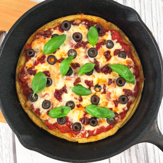 Chickpea Pizza Crust - Recipe photo by summeryule.com