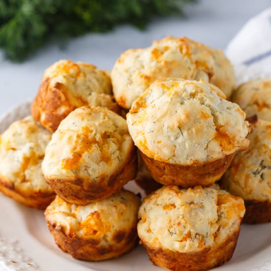 Cheddar Dill Muffins - Recipe photo by simplystacie