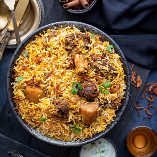 Best Bombay Mutton Biryani - Recipe photo by cubesnjuliennes
