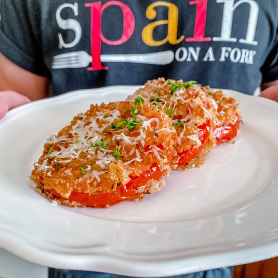 BEST-EVER Fried Tomatoes - Recipe photo by Spain on a Fork