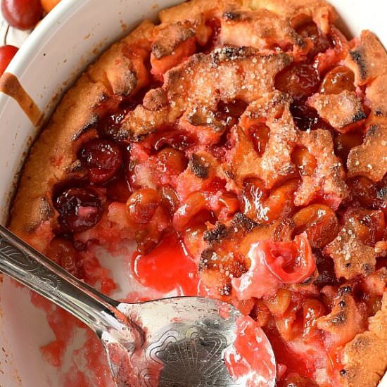 Cherry Cobbler - Recipe photo by Savory Bites