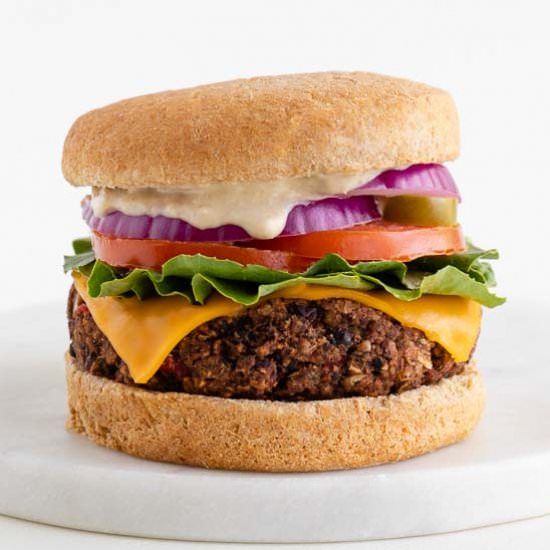 Vegan Black Bean Burgers - Recipe photo by purelykaylie