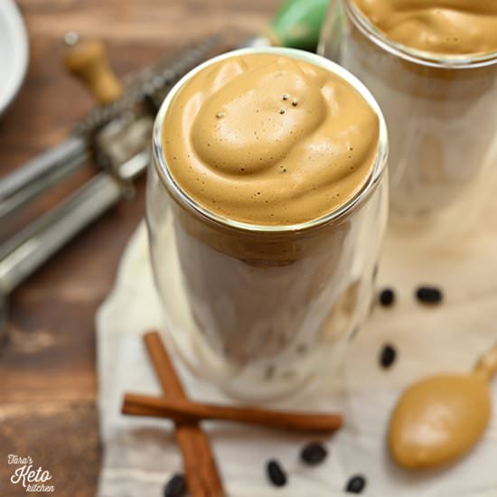 Keto Dalgona Coffee - Recipe photo by tarasketokitchen