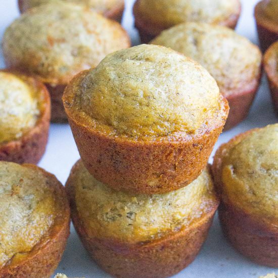 Healthy Banana Nut Muffins - Recipe photo by Kathryns.kitchen.blog