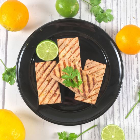 Smoked Tofu (Nordic Ware Smoker) - Recipe photo by summeryule.com