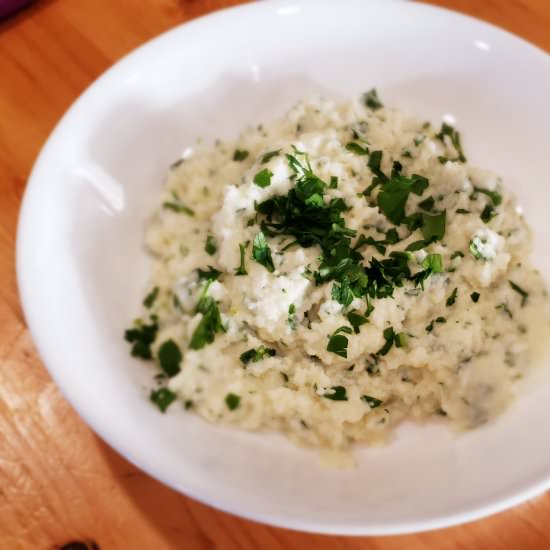 Citrus & Herb Whipped Cauliflower - Recipe photo by Estelle Forrest