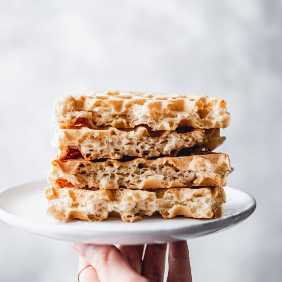 Almond Milk Waffles - Recipe photo by myveganminimalist