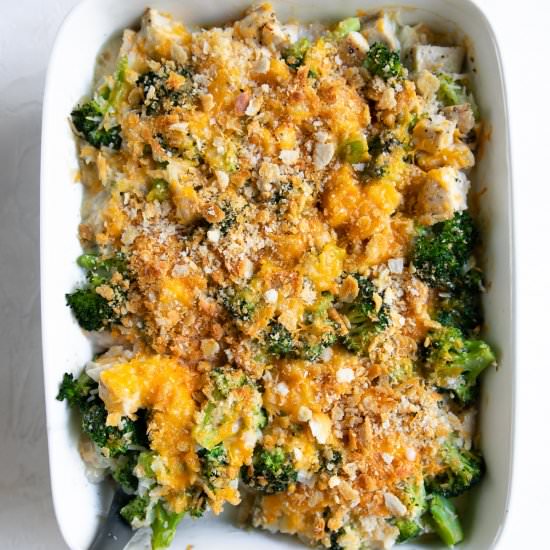 Chicken Broccoli Rice Casserole - Recipe photo by theforkedspoon