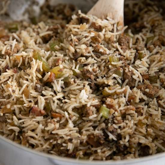 Dirty Rice - Recipe photo by theforkedspoon