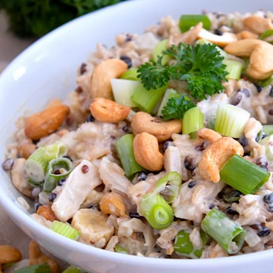 Asian Rice Salad - Recipe photo by laughingspatula.com