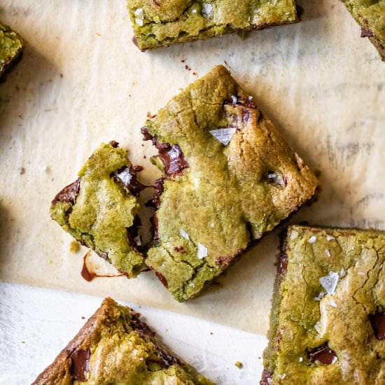 Matcha Blondies - Recipe photo by cooking_therapy