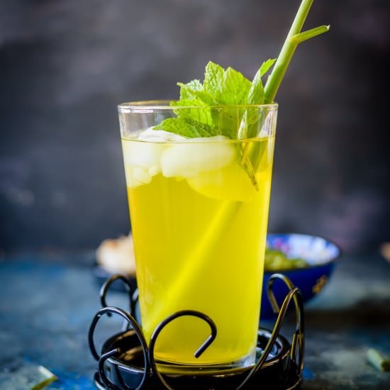 Lemongrass Ginger Cooler - Recipe photo by Herbivore Cucina