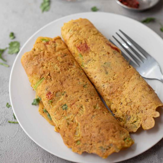 Best Vegan Omelette - Recipe photo by Fatrainbow