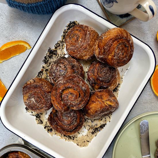 Earl Grey Citrus Morning Buns - Recipe photo by bakingwithaimee