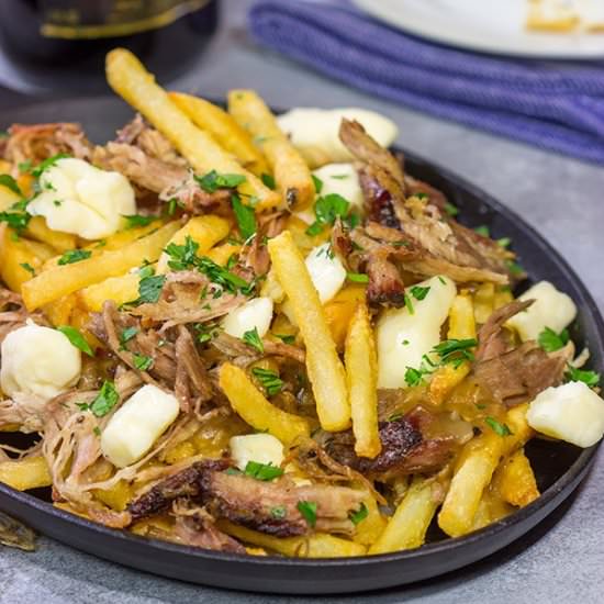 Pulled Pork Poutine - Recipe photo by spicedblog