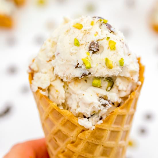 Cannoli Ice Cream - Recipe photo by FoodFolksandFun