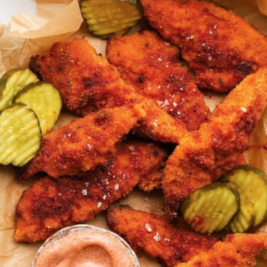 Baked Nashville-Style Chicken - Recipe photo by lindseyeatsla
