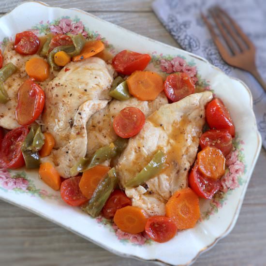 Stewed turkey steaks - Recipe photo by Food From Portugal