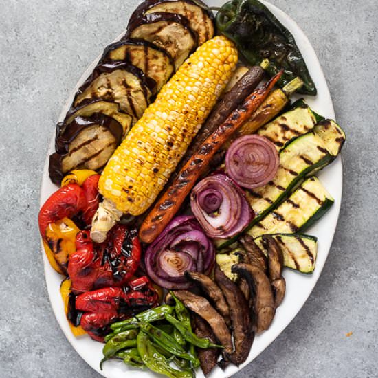 Easy Grilled Vegetables - Recipe photo by flavorthemoments