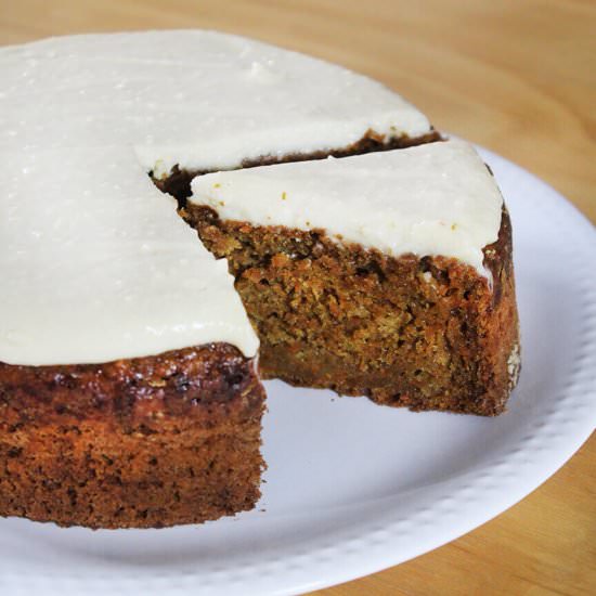 Healthy carrot cake - Recipe photo by hornoMX