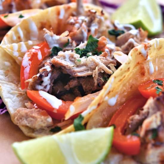 Cuban Mojo Pork Tacos - Recipe photo by 24bite