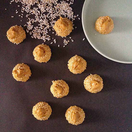 Peanut Butter Amaranth Pops Bites - Recipe photo by 2pots2cook