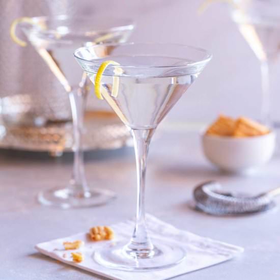 Vodka Martini with a Twist - Recipe photo by seasonedkitchen