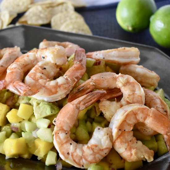 Shrimp Mango Cucumber Salad Salsa - Recipe photo by thisdelicioushouse