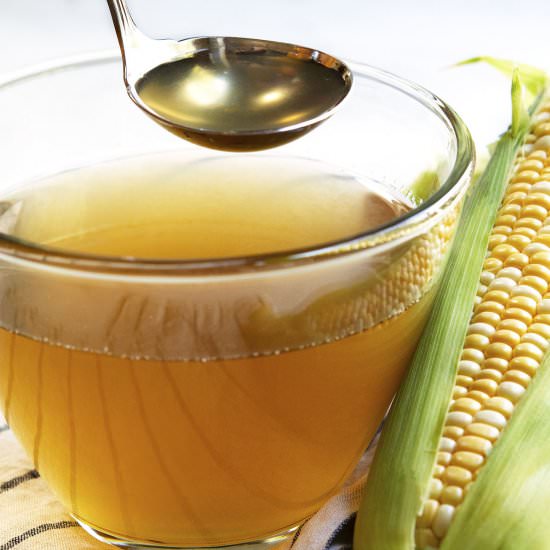 Easy Corn Stock / Corn Broth - Recipe photo by PinchandSwirl