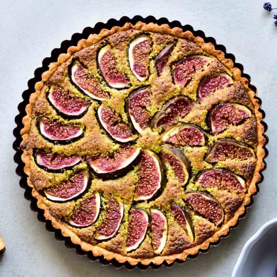 Fig tart - Recipe photo by everyday-delicious.com