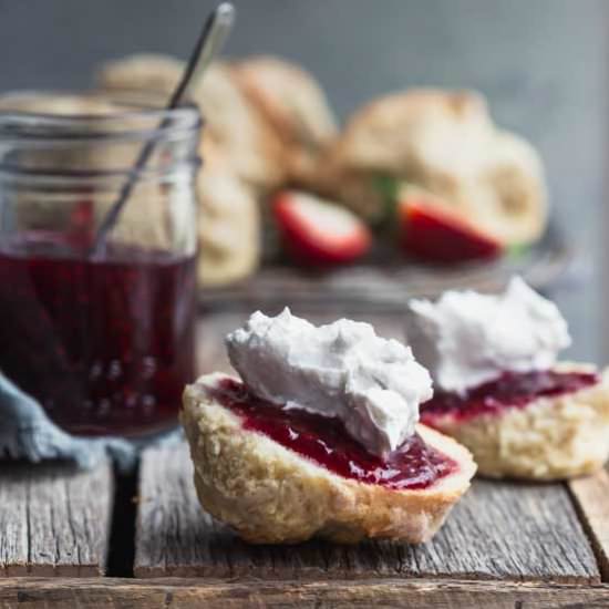 Easy Vegan Lemonade Scones - Recipe photo by My Goodness Kitchen