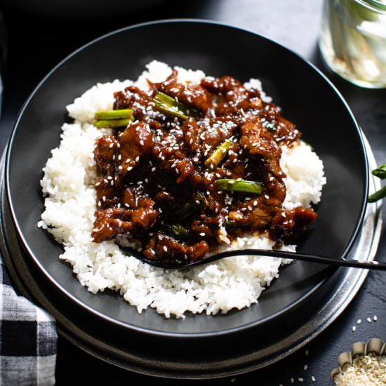 Easy Mongolian Beef - Recipe photo by Butter Be Ready