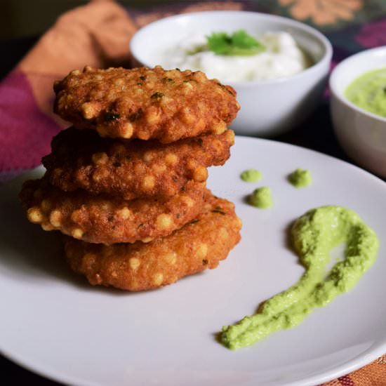 Sabudana Vada - Recipe photo by ahappytreat