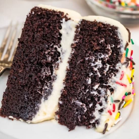 black magic cake! - Recipe photo by the cookie rookie