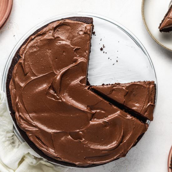keto chocolate cake - Recipe photo by StemandSpoon