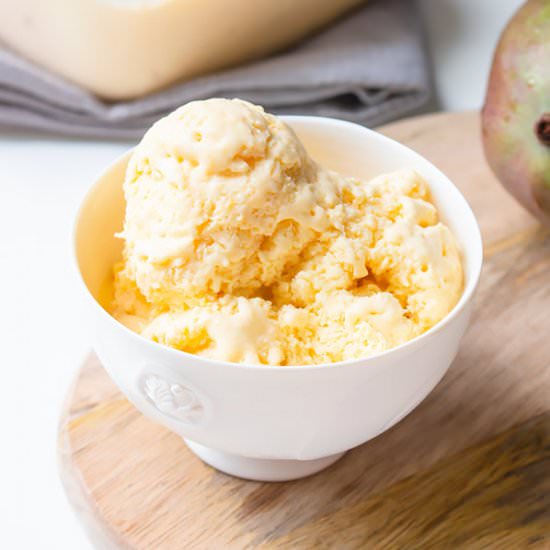 Mango Ice Cream - Recipe photo by MasalaHerb