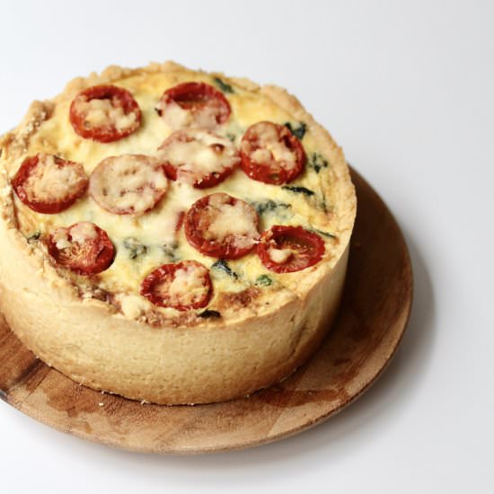 Spinach and Bacon Quiche - Recipe photo by wildreverie_byamanda