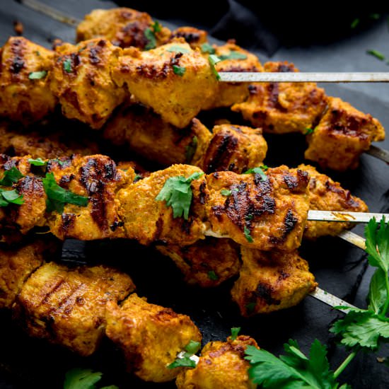 Chicken Tikka Recipe - Recipe photo by KitchenSanctuary
