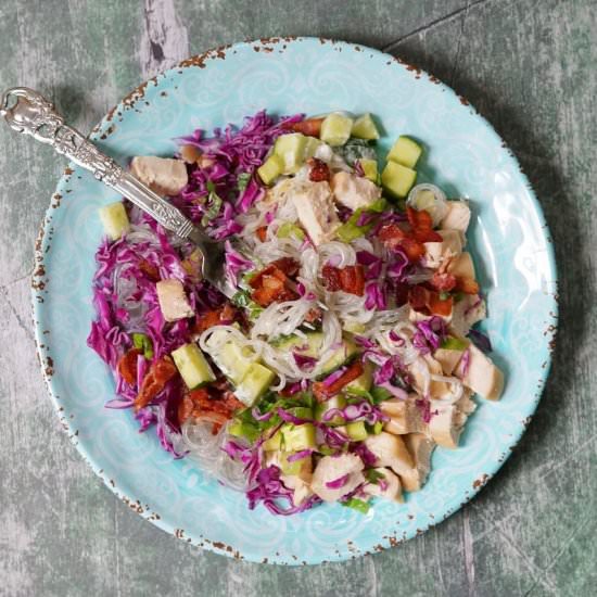 Simple Chicken Bacon Pasta Salad - Recipe photo by foodcourage