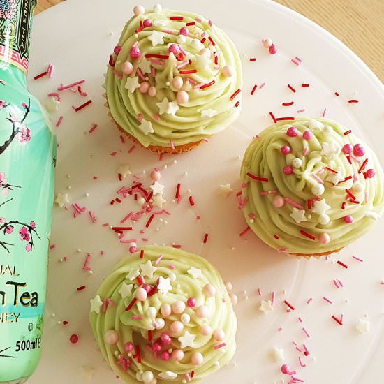 Moist Vanilla Cupcakes - Recipe photo by BasilBunch