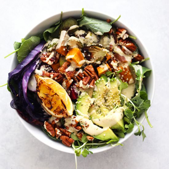 4 Must-Make Power Bowl Sauces - Recipe photo by FitLiving Eats