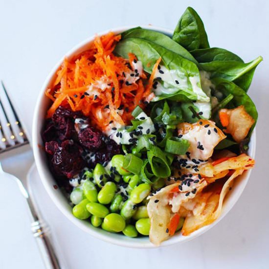 Asian Quinoa Power Bowl - Recipe photo by FitLiving Eats