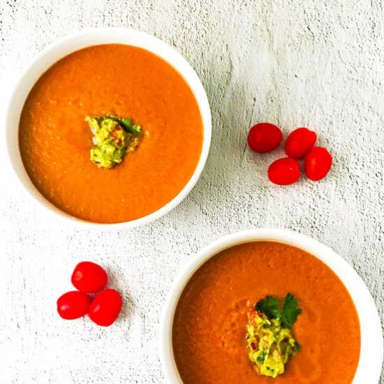 Easy Gazpacho - Recipe photo by trafficlightcook